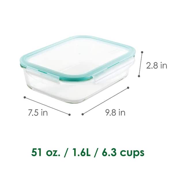 Locknlock Purely Better Glass Square Baker And Food Container With Lid,  8-inch X 8-inch & Reviews