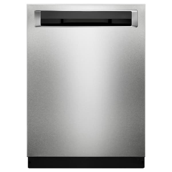 KitchenAid Top Control Built-In Tall Tub Dishwasher in Printshield Stainless with Clean Water Wash System, 44 dBA