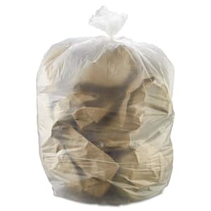 36 in. x 60 in. 55 Gal. 17 mic Clear High-Density Interleaved Commercial Trash Can Liners (200/Carton)