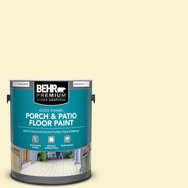 BEHR PREMIUM 1 gal. #P320-1 Flashpoint Gloss Enamel Interior/Exterior Porch and Patio Floor Paint