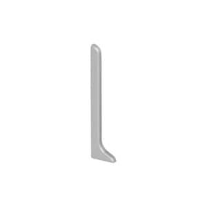Designbase-SL Satin Anodized Aluminum 3-1/8 in. x 1/2 in. Metal Right End Cap