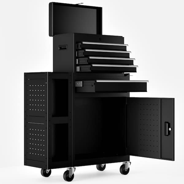 23.5 in. x 40 in. 330 lbs. Rolling Tool Cabinets and Lockers Tool Storage Cabinet 5-Drawers Heavy Duty Metal