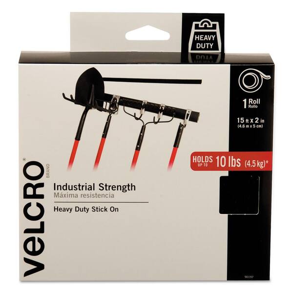 VELCRO 15 ft. x 2 in. Industrial Strength Tape 90197 - The Home Depot