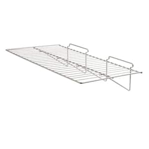 24 in. W x 12 in. D Chrome Straight Wire Shelf (Pack of 6)
