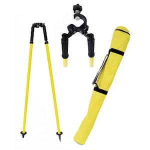 Aluminum Prism Pole Bipod in Yellow