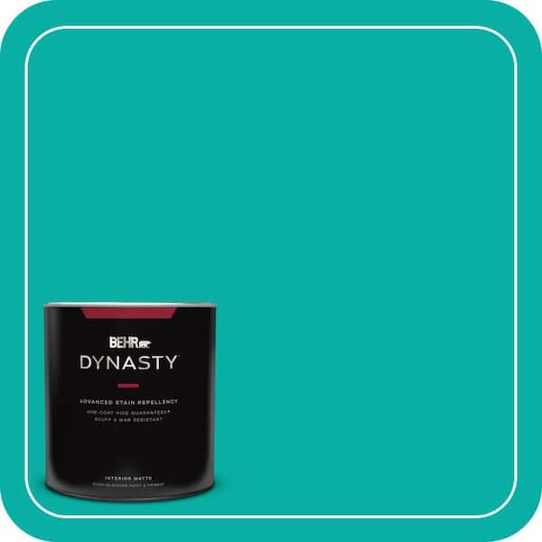 1 qt. #490B-5 Cozumel Matte Interior Stain-Blocking Paint & Primer