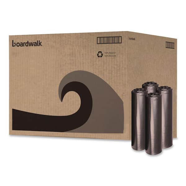 Super 33 Gal. Black Heavy Grade Can Liner (10-Bag/Roll, 10-Roll/Carton)