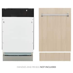 18" Compact 3rd Rack Top Control Dishwasher in Custom Panel Ready with Stainless Steel Tub, 51dBa