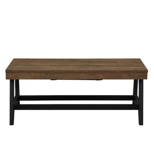 Steve Silver Ralston Caramel and Ebony Lift-Top Coffee Table