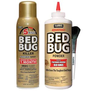 16 oz. 5-Minute Bed Bug Killer Foaming Spray and 4 oz. Resistant Bed Bug Powder Value Pack