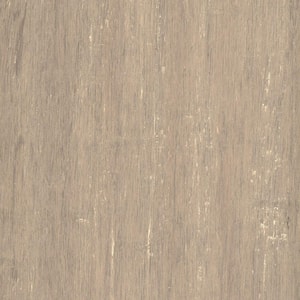 Poppyseed 1/2 in. T x 7.5 in. W Hand Scraped Strand Woven Engineered Bamboo Flooring (30.3 sq.ft./case)