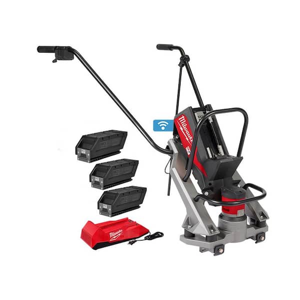 MX FUEL Lithium Ion Cordless Vibratory Screed with (3) CP203 Batteries and Charger
