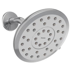 Verso 8-Spray Patterns with 1.75 GPM 6 in. Wall Mount Fixed Shower Head in Chrome