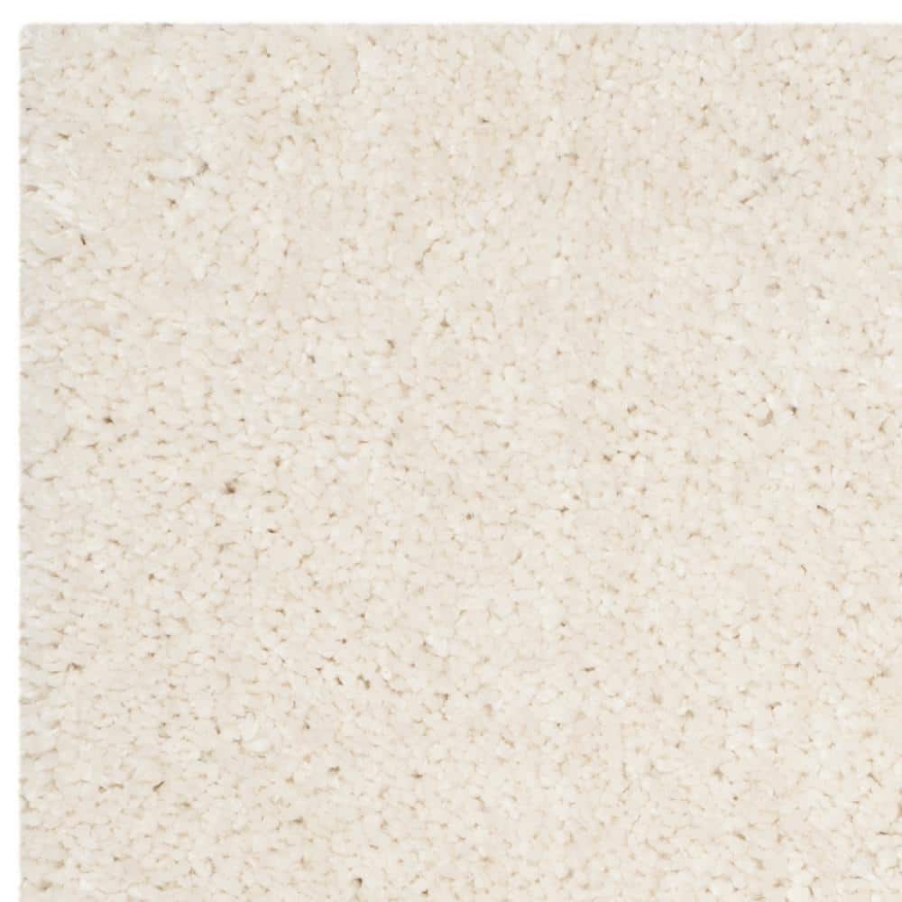 Ivory Tufted Handmade Non-slip Shag Area Rug 3' x 5'
