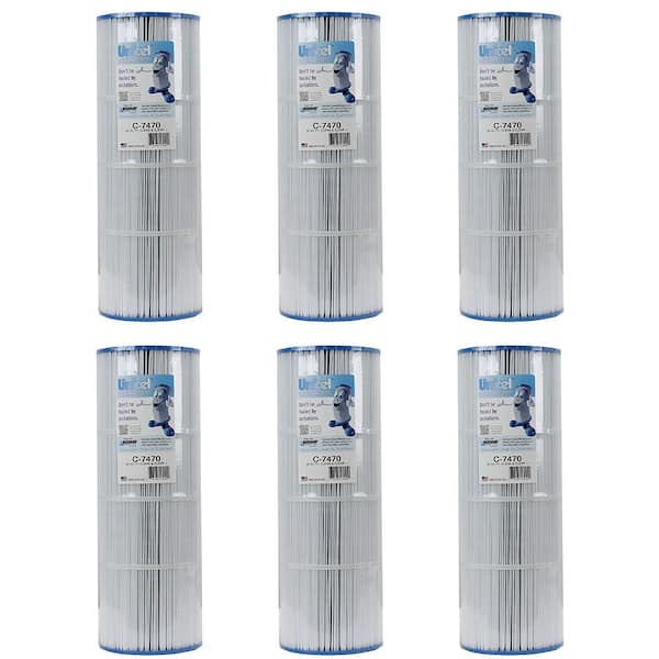 Unicel Replacement Swimming Pool Filter For Pentair C7470 (6-Pack)