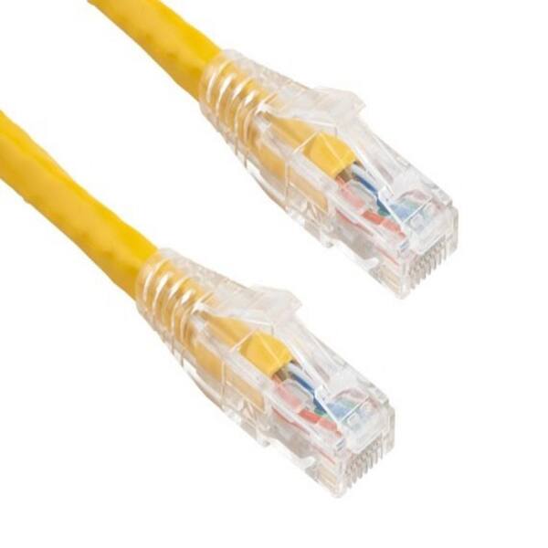 Optimismo Colector escalada SANOXY 5 ft. Cat6 550 MHz UTP Ethernet Network Patch Cable with Clear  Snagless Boot, Yellow SNX-CBL-LDR-C6117-9005 - The Home Depot