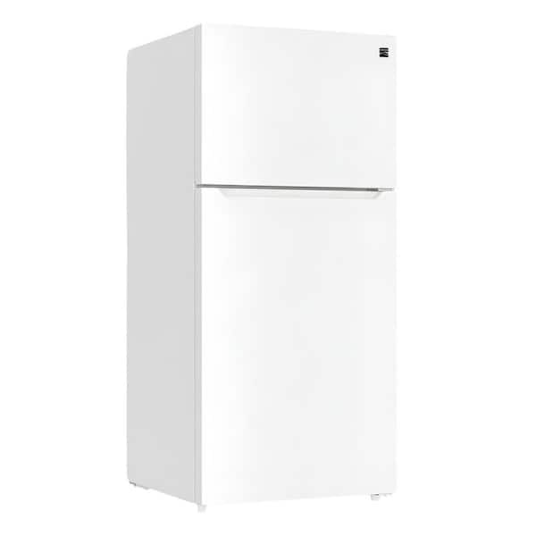 KENMORE 30 in. 18.1 Cu Ft Top Mount Refrigerator, white Metallic