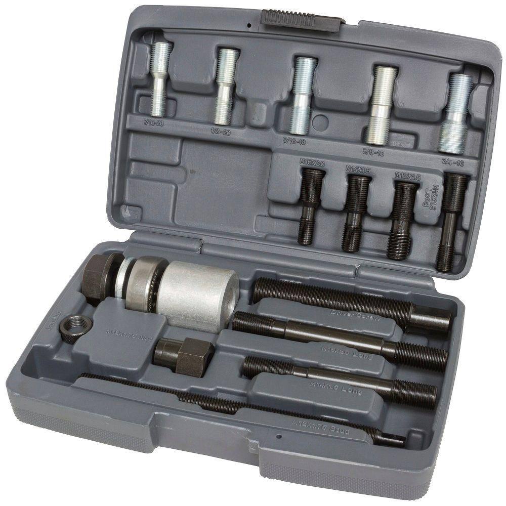 Lisle 12 Adapters Harmonic Balancer Installer Kit-LIS53760 - The Home Depot