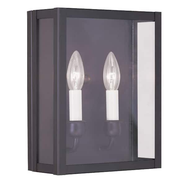 Livex Lighting Providence 2-Light Bronze Incandescent Wall Sconce