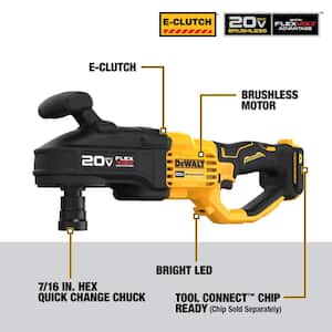 20V MAX Lithium-Ion Cordless Brushless 7/16 in. Quick Change Stud and Joist Drill with FLEXVOLT 6Ah Battery and Charger