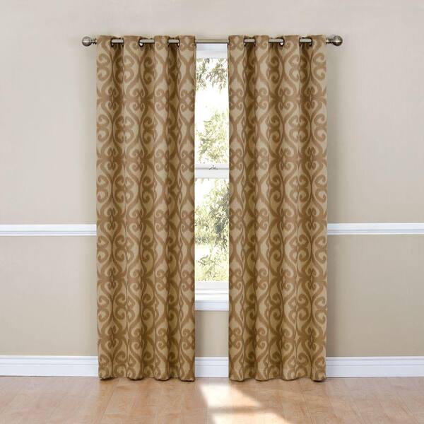Eclipse Patricia Blackout Cafe Grommet Curtain Panel, 84 in. Length (Price Varies by Size)