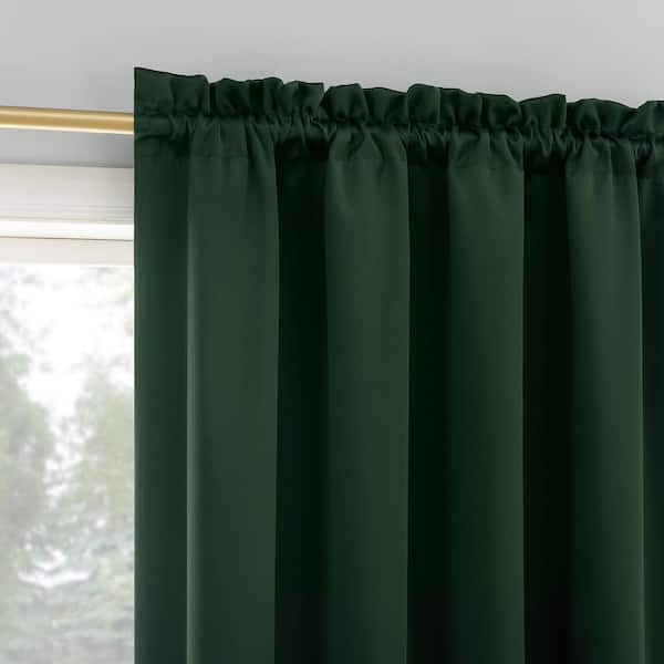 Sun Zero Alna Theater Grade Evergreen Polyester 52 in. W x 63 in
