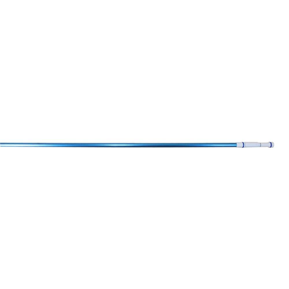 Pool Central 8.5 ft. to 15.25 ft. Blue Corrugated Adjustable Telescopic Pole for Vacuum Heads and Skimmers -  32757679