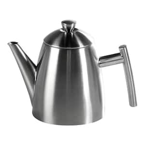 Primo 18/10 Stainless Steel Teapot with Infuser, Mirror Finish, 34 fl. oz