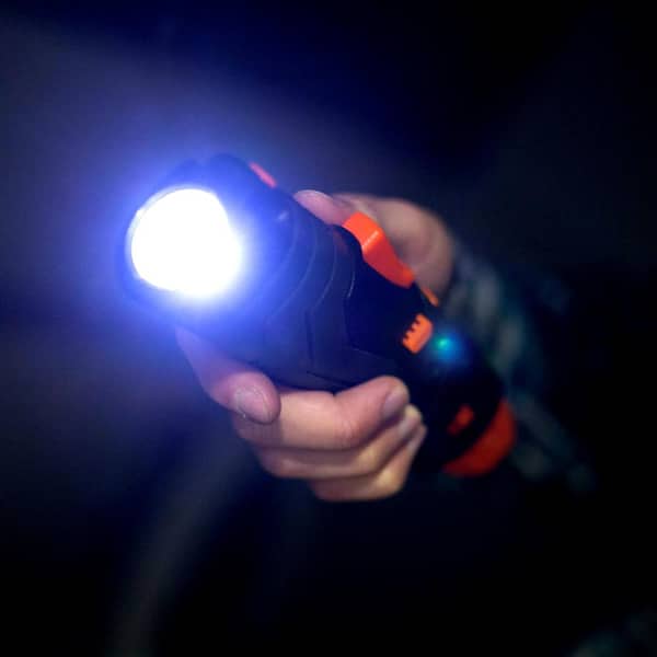 Black+Decker BDCF20 Flashlight, 20 V Battery, Lithium-Ion