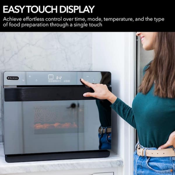 40L Convection Oven, Home Baking Multifunctional Full-Automatic  Large-Capacity Electric Oven,60 Minutes Timing,Low Temperature  Fermentation, Built-in