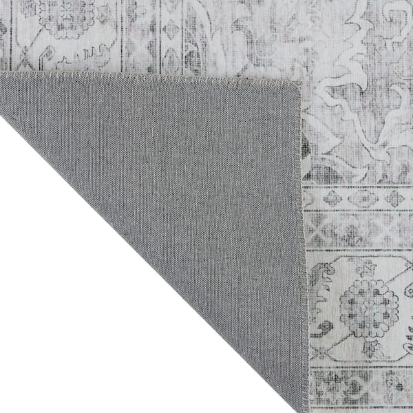 Brayden Studio Petronille Abstract Machine Woven Polyester/Chenille Area  Rug in Gray - ShopStyle