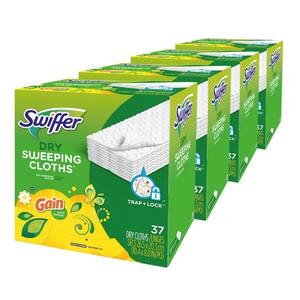 Sweeper Dry Cloth Refills with Original Gain Scent (37-Count, 4-Pack)