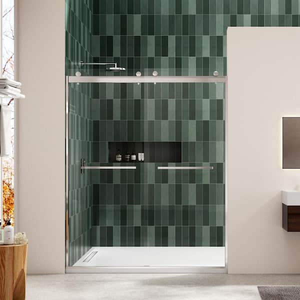 Flynama Bypass Sliding Shower Door 5/16