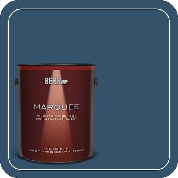 BEHR MARQUEE 1 gal. #MQ5-58 Velvet Rope One-Coat Hide Matte Interior Paint & Primer