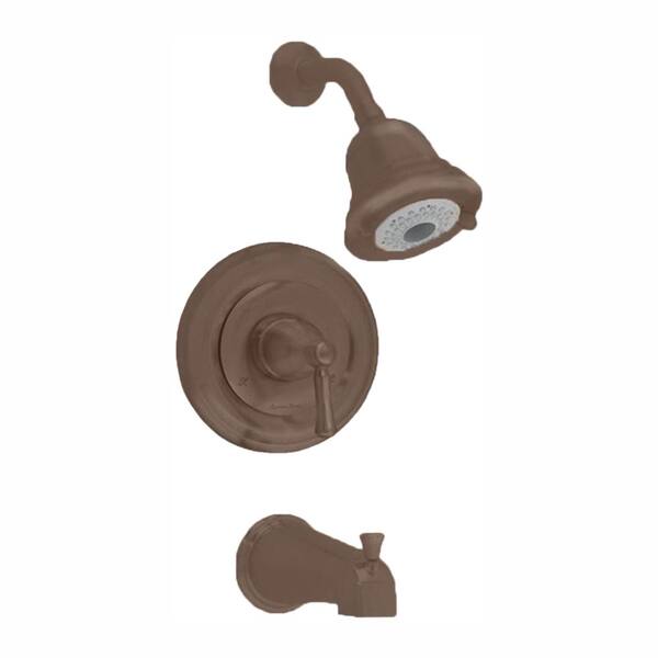 American Standard Portsmouth 1-Handle Tub and Shower Faucet Round Trim Kit in Oil Rubbed Bronze (Valve Sold Separately)
