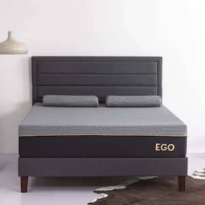 Ego Black California King Medium Copper Gel Memory Foam 12 in. Bed-in-a-Box Mattress