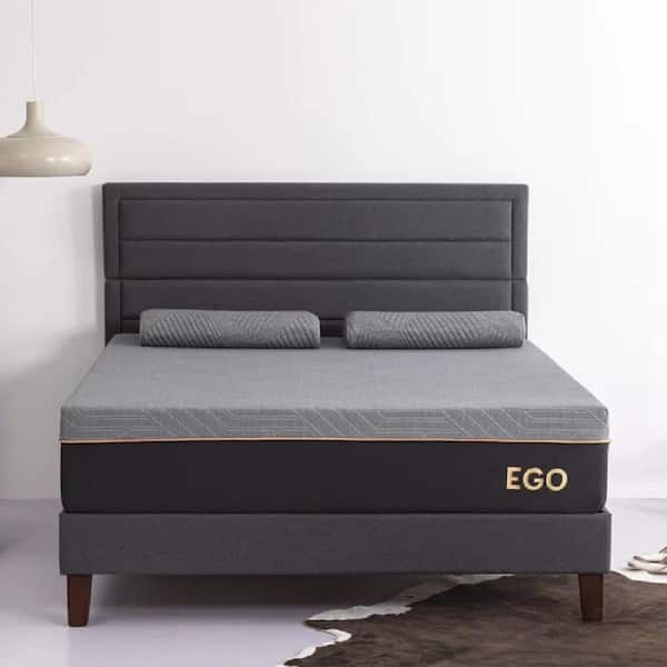 MLILY Ego Black California King Medium Copper Gel Memory Foam 12 In ...