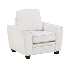 Hedera Beige Chenille Upholstery Arm Chair
