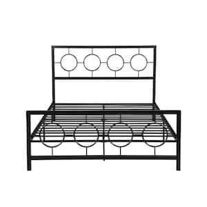 Francoise Black Queen Wrought Iron Bed Frame