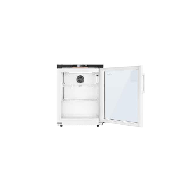 Koolmore 4.5 cu. ft. Countertop Medical Pharmacy Refrigerator with Multi-Level Emergency Alarms in White, UL Listed
