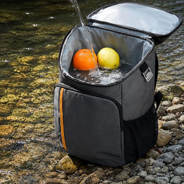 backpack cooler for hiking TOURIT Insulated 30 Cans, Lightweight Leak Proof Travel Cooler Bag, Soft Waterproof Backpack Cooler Men Women, Camping Beach Travel Picnic, Grey Simple Zipper : Sports & Outdoors The Titan 24 Can Backpack Cooler keeps ice up to 2 days Picnic Time PTX BACKPACK COOLER