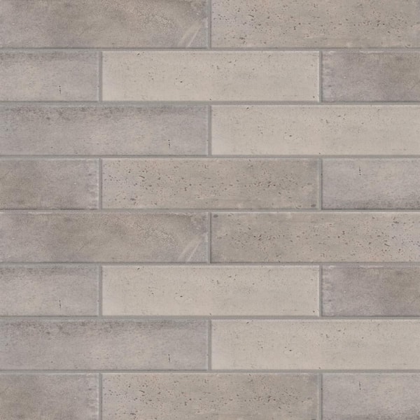 Merola Tile Capri Brick Fumo 2-1/2 in. x 10 in. Porcelain Floor and Wall Tile (5.13 sq. ft./Case)