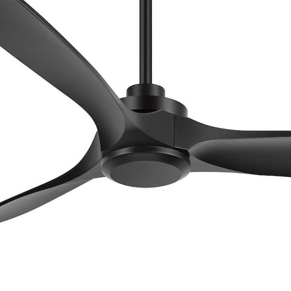 Payne 60 in. Traditional No-Light Ceiling Fan with 3 ABS Blades, Reversible DC Motor, 6-Speed Remote Control with Timer