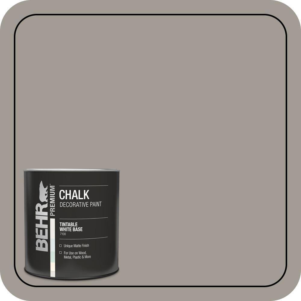 BEHR PREMIUM 1 qt. #PPU18-15 Fashion Gray Interior Chalk