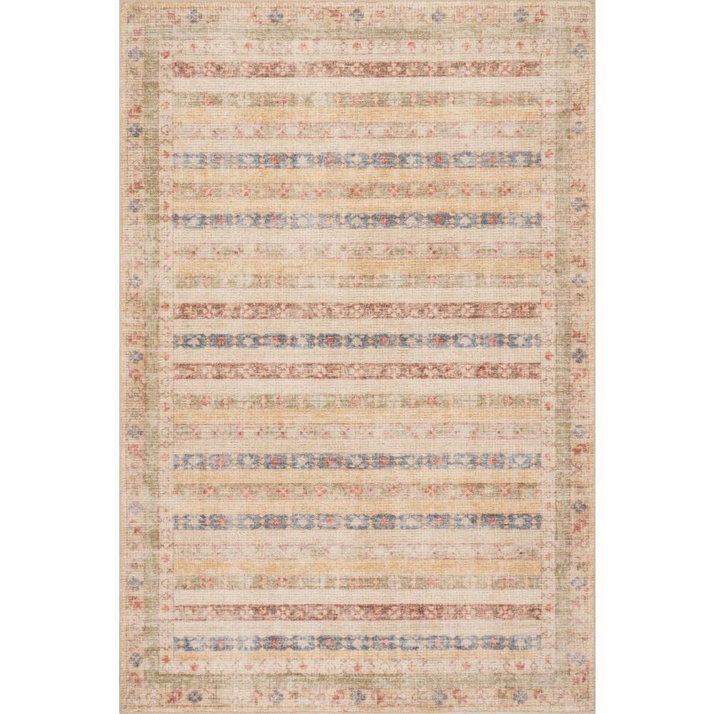 Padma Lakshmi X  Raji Hand-Tufted Multi-Stripe Wool-Blend Multicolor 6 ft. x 9 ft. Indoor Area Rug price history on PriceWatchPro