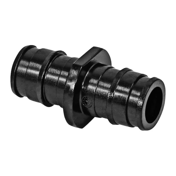 PLUMBFLEX 1/2 in. PEX-A Coupling Pipe Fitting Plastic Poly Alloy Expansion Barb in Black