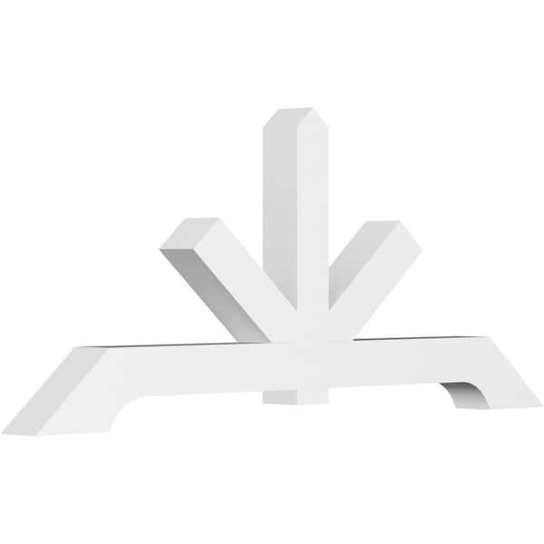 Ekena Millwork Vanguard 96 in. W x 40 in. H x 6 in. D Signature Polyurethane Bracket