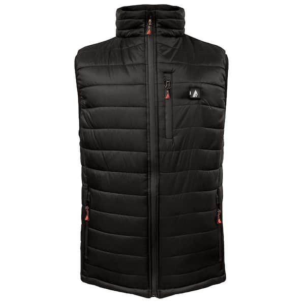 Men and Womens Heating Electric Vest Heated Jacket Cold-Proof Heating Clothes USB Charging Washable Adjustment Temperature Battery Not Included Black 