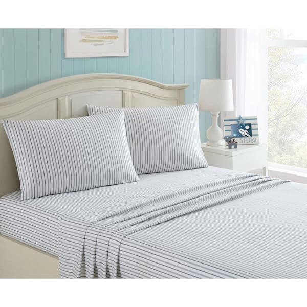 Morgan Home Kute Kids Sports Division Blue Toddler Sheet Set