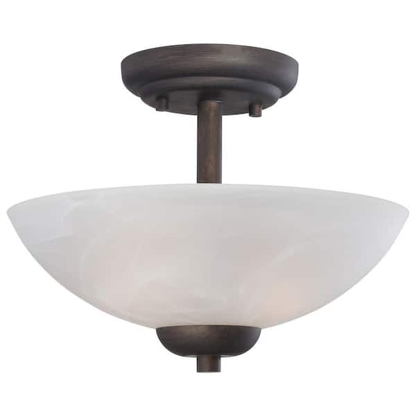 Thomas Lighting Tia 2-Light Painted Bronze Pendant